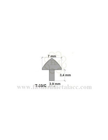 Conical female rivet T-33 / C (Packages 100 units.)