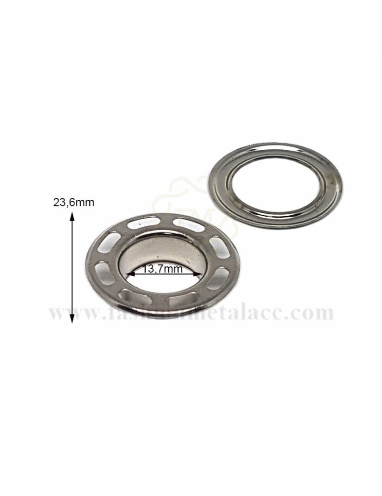Machine eyelet + washer 2326