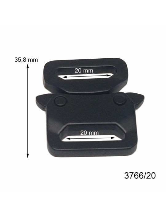 3766/20 hebilla cierre zamak perro