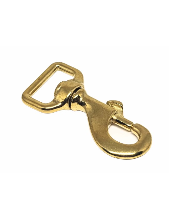 Mosquetón para perro anilla de pase 25 mm