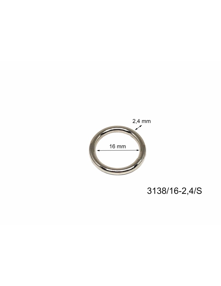 Anilla redonda para collar de perro | Fashionmetalacc