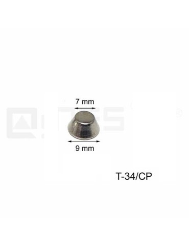 Flat cone female rivet T-34 / CP (Packs 100 units.)
