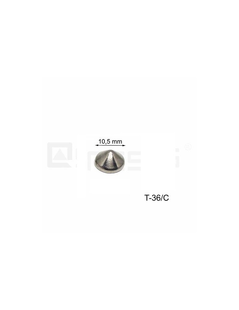 Conical female rivet T-36 / C (Packages 100 units.) Conical female rivet T-36 / C (Packages 100 units.)