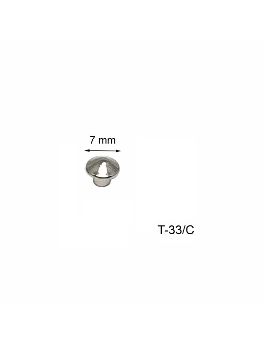 Conical female rivet T-33 / C (Packages 100 units.) Conical female rivet T-33 / C (Packages 100 units.)