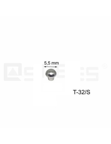 Female sphere rivet T-32 / S (Packages 100 units.)