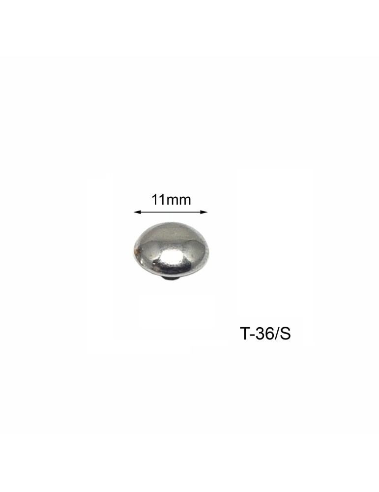 Female sphere rivet T-36 / S (Packages 100 units.) Female sphere rivet T-36 / S (Packages 100 units.)