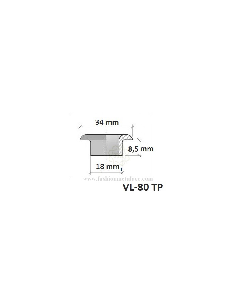 Machine eyelet + washer VL-80-TP