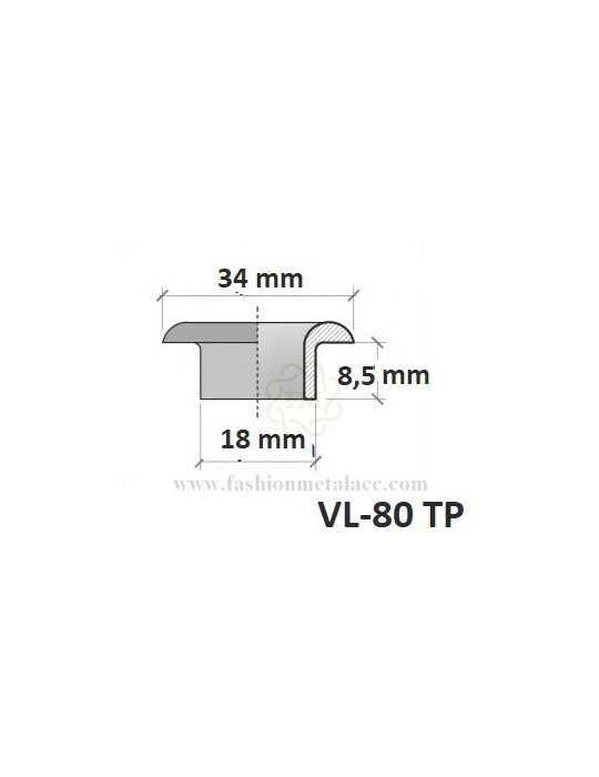 Machine eyelet + washer VL-80-TP